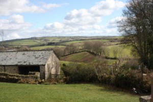 View from the lawn at Cutthorne