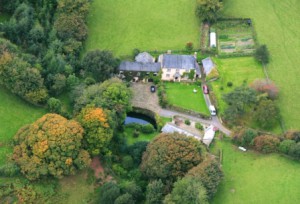 Aerial view of Cutthorne
