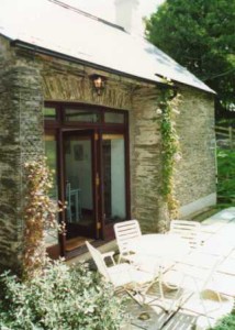 Patio area behind The Ballroom